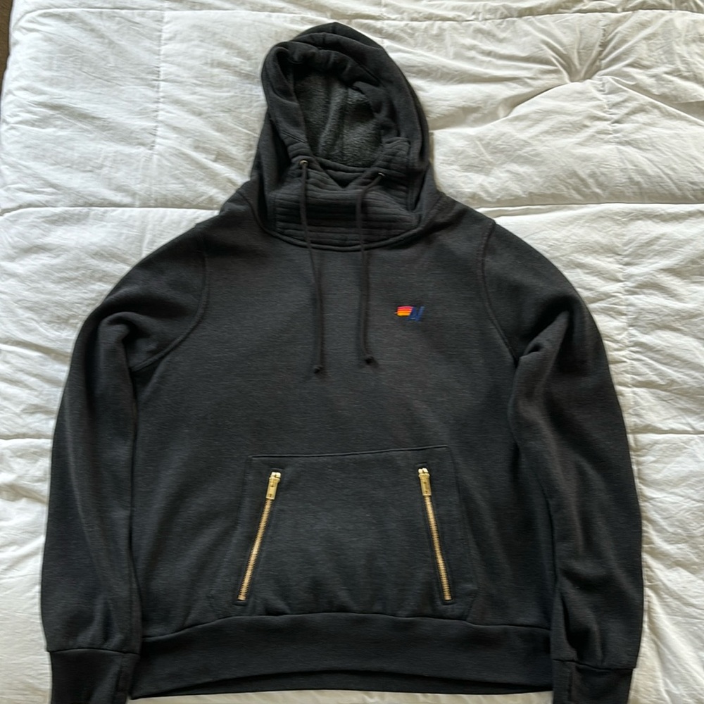Aviator Nation Ninja Hoodie Size XL Brand New- Never Worn No Tags Charcoal Black